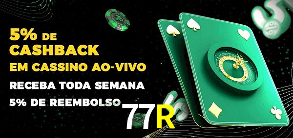 Promoções do cassino ao Vivo 77R